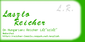 laszlo reicher business card